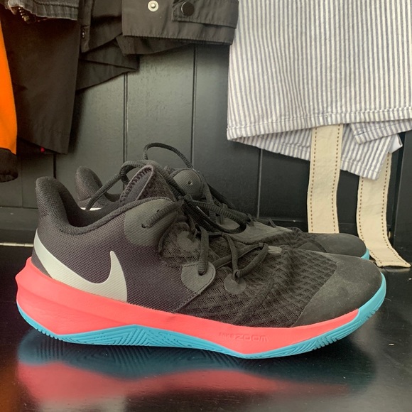 NIKE ZOOM HYPERSPEED COURT SE - BLACK/METALLIC SILVER - Picture 1 of 7